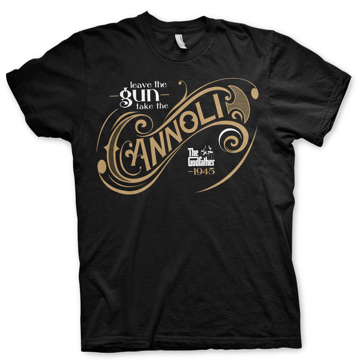 Leave The Gun, Take The Cannoli T-Shirt Black