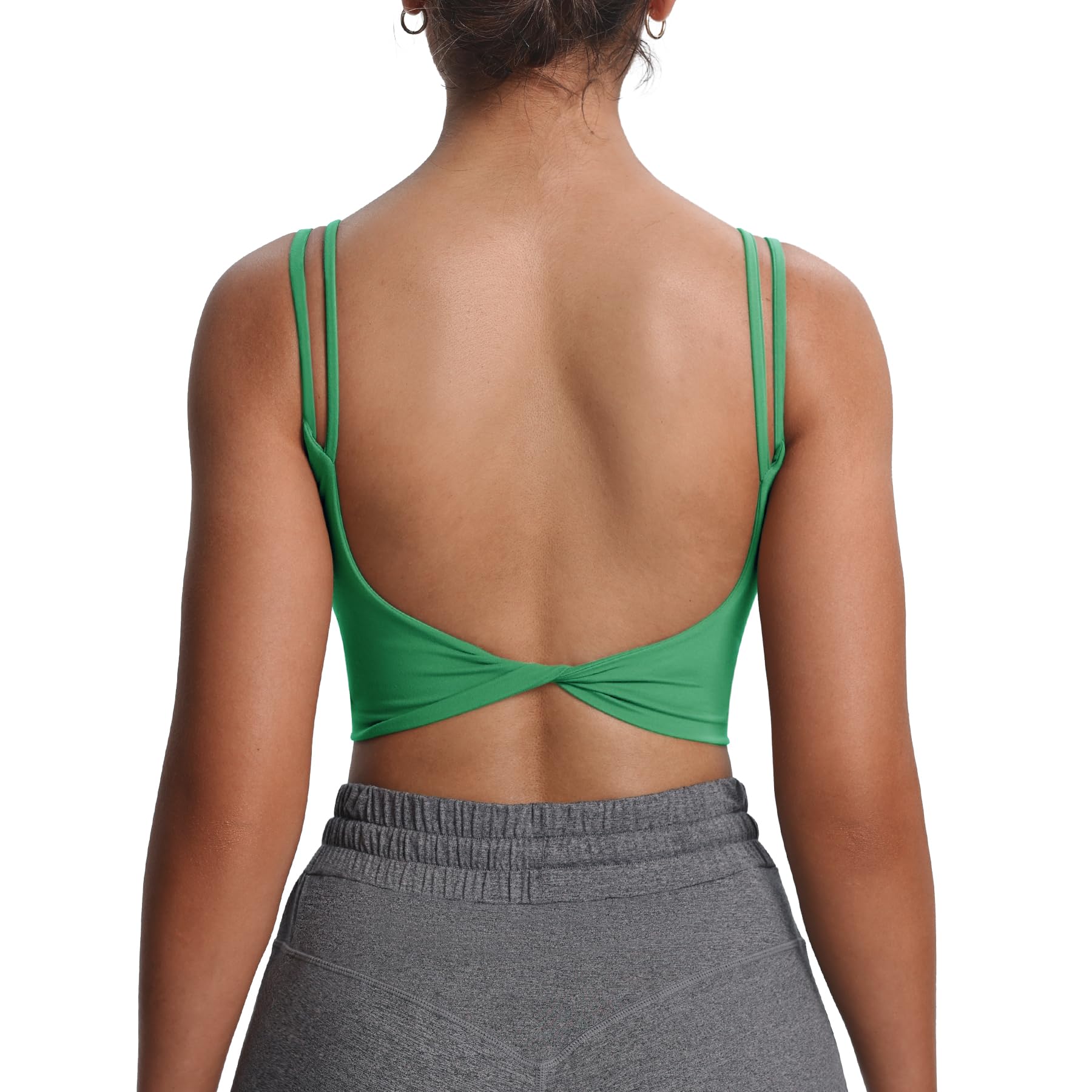 Aoxjox Women's Workout Sports Bras Fitness Yoga Crop Tank - Sports Bras | Mubboo