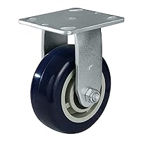 Vista 91 de Caster Wheels 8 inch Heavy Duty Casters, Industrial Casters with Polyurethane Wheel and Precision Ball Bearing-1200 Lbs Per Casters-Widely Used in