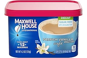 Maxwell House Sugar-Free French Vanilla Flavored Decaf Coffee Beverage Mix