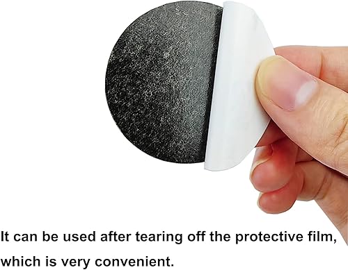 Miniatura 4 de 16 almohadillas antideslizantes para muebles, almohadillas de goma de 1.575 pulgadas, protectores de suelo redondos antideslizantes para pies de