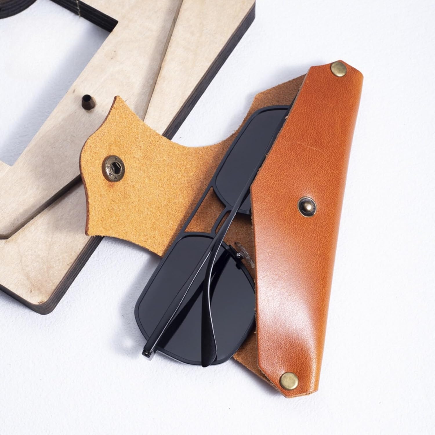 Leather Cutting Mould Wooden Dies Manual Templates for Glasses Bag Punching DIY Craft