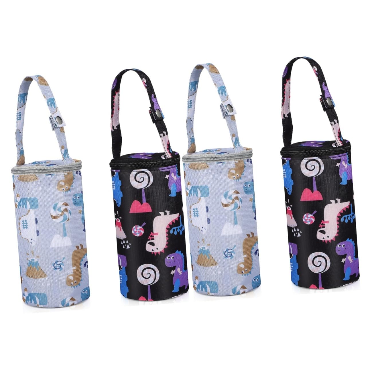 2 Set Di Borse Termiche Per Biberon Scalda Biberon Portatili Per Lalimentazione Borse Termiche Per Stampe Carine Accessori Per Passeggino O Borsa Per Pannolini 2 Pezzi*2