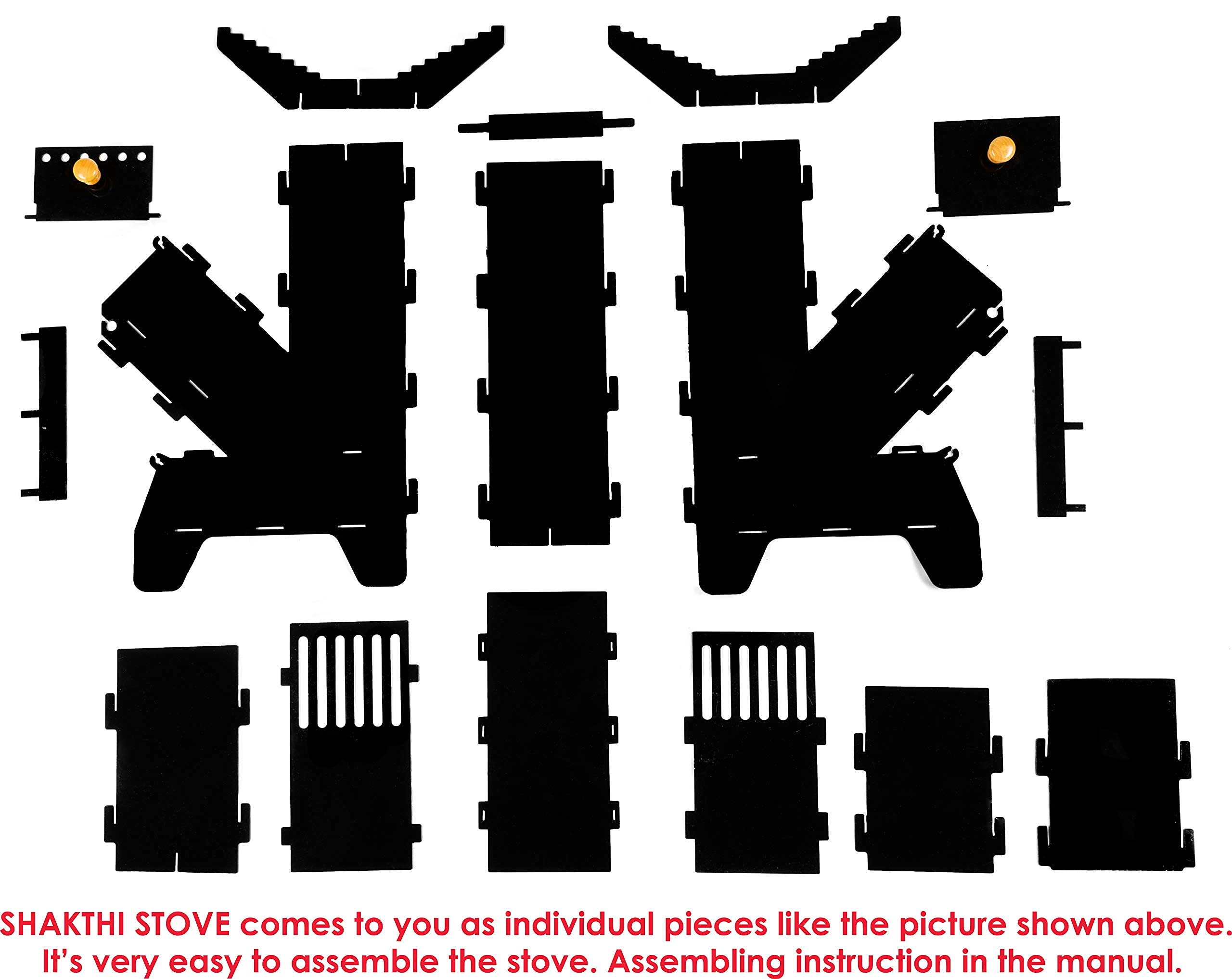 Shakthi Wood Stove Advanced Wood Burning Rocket Stove with Air Flow Control  : Amazon.in: Home u0026 Kitchen