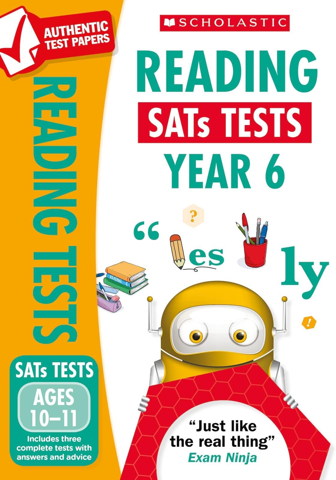 Reading Practice Tests for Ages 10-11 (Year 6) Includes three complete test papers plus answers and mark scheme (National Curriculum SATs Tests)