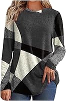 Vista 1 de Ropa de moda para mujer, suéter de invierno con estampado de cachemira de manga larga, sudadera suelta de talla grande