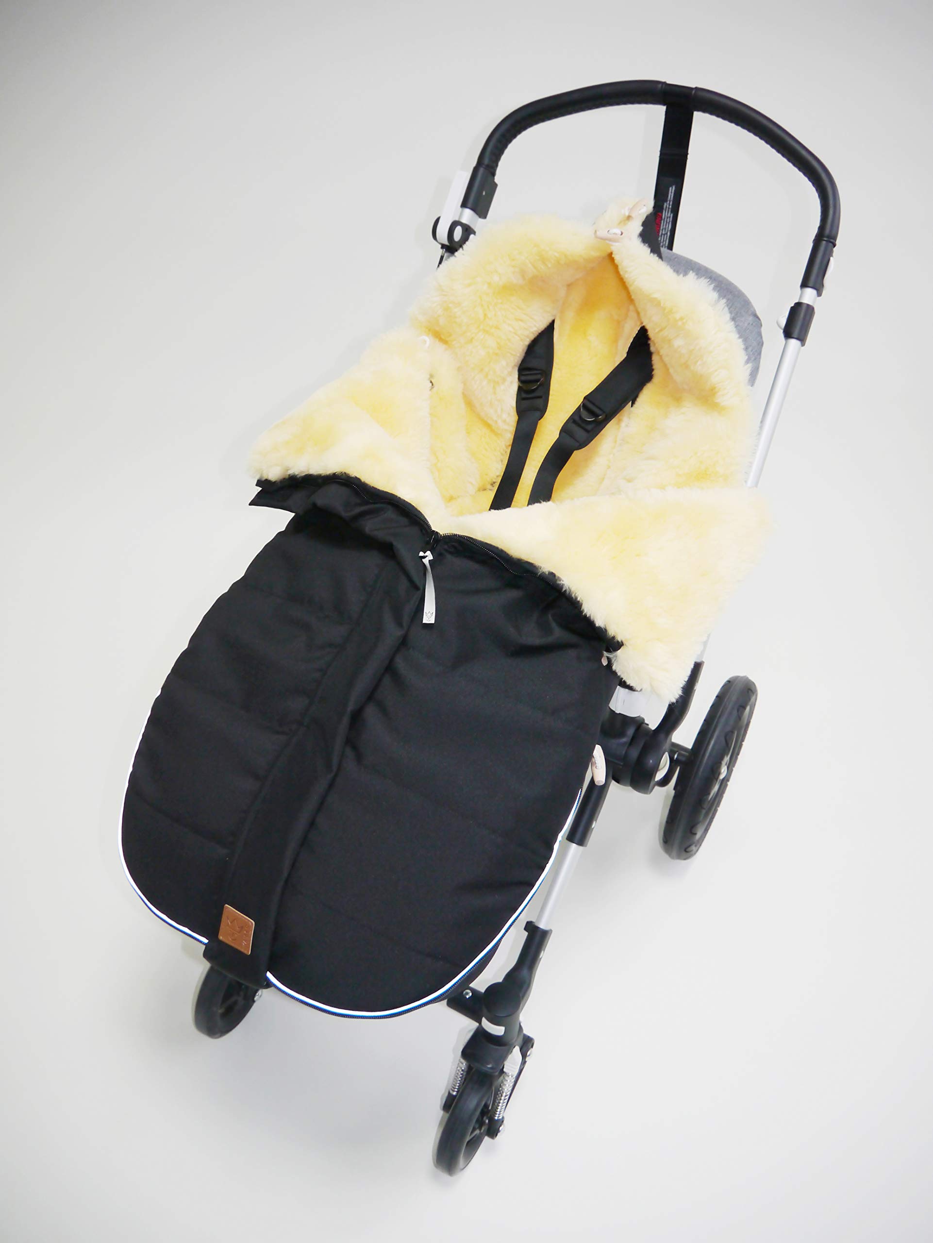 Kaiser 6540825 ALLEX - Saco para cochecito de bebé, color negro