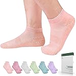 Bulinlulu Diabetic Socks for Women Men-6 Pairs Bamboo Viscose Non Binding Diabetic Ankle Low Cut Sock Size 6-9 9-11Pure-Small