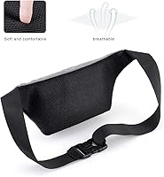 Vista 3 de XEYOU Riñonera unisex para correr con hebillas ajustables, bolsa de cintura ligera para deportes, senderismo, pasear al perro, cinturón para guardar