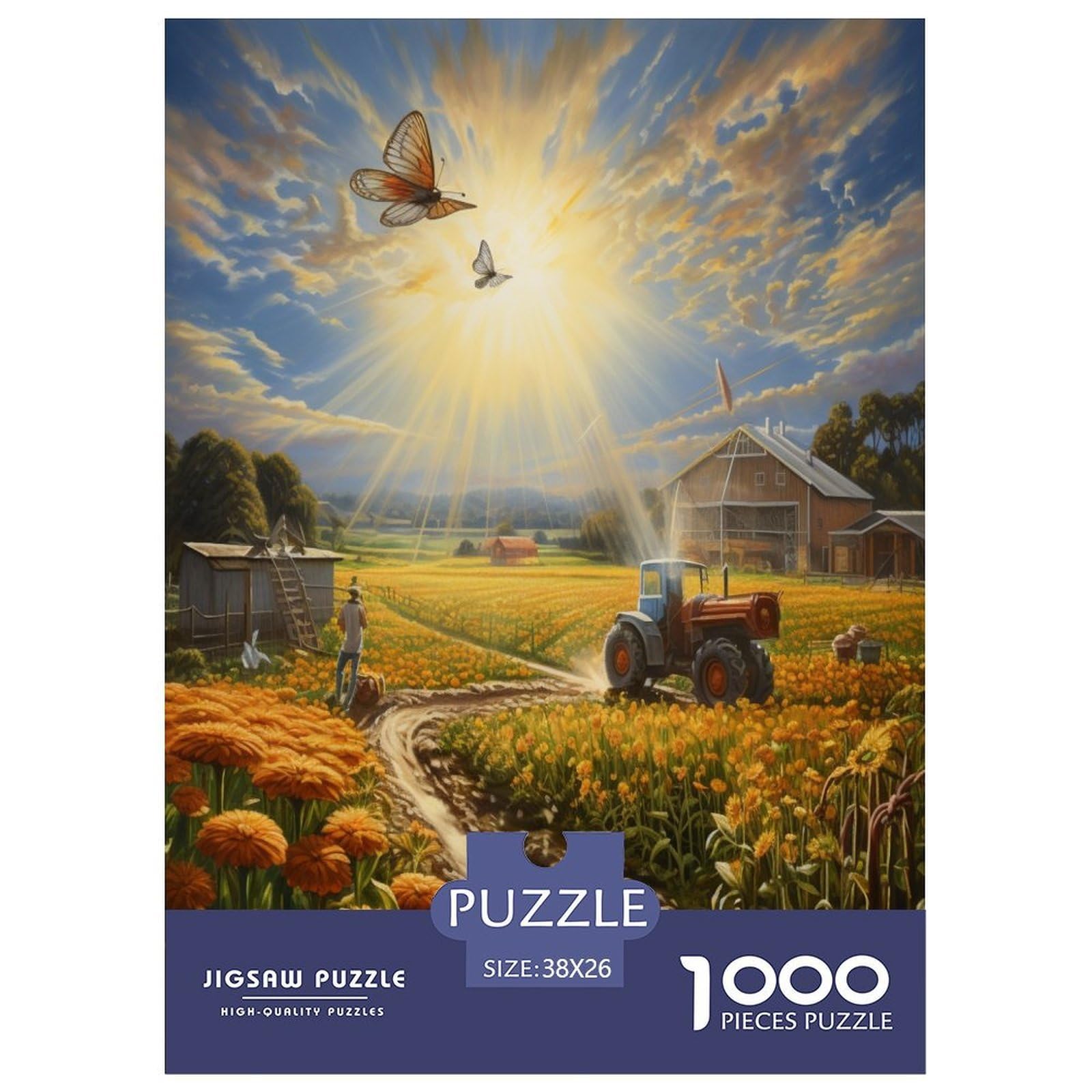 Puzzle de 1000 piezas para adultos, entrena tu mente con este reto de 38x26cm 8
