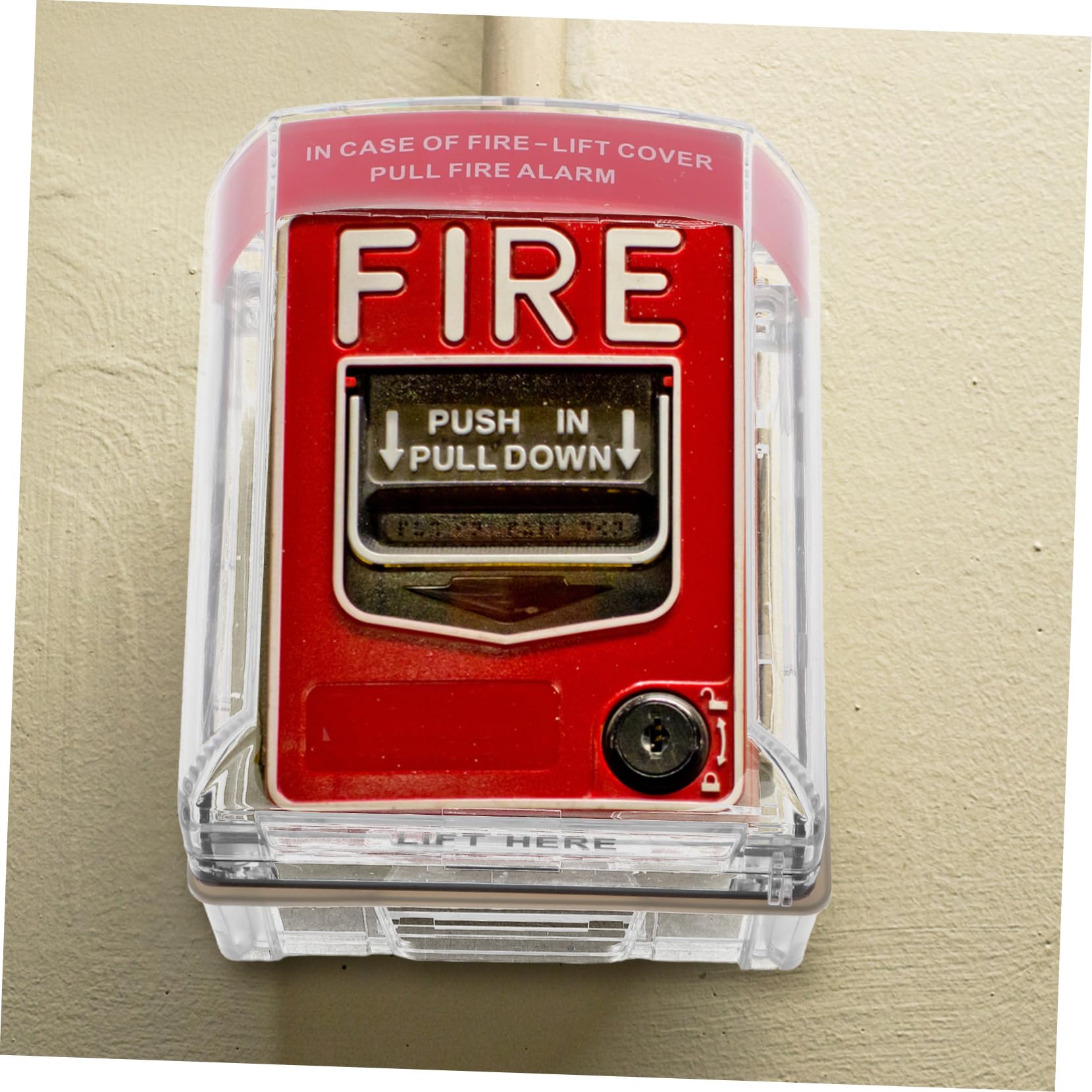 Veemoon Cubierta Protectora para Interruptor de Alarma contra Incendios Cubierta de Pulsador de Llamada Manual Protección Exterior para Punto de Llamada de Incendios Diversos Entornos