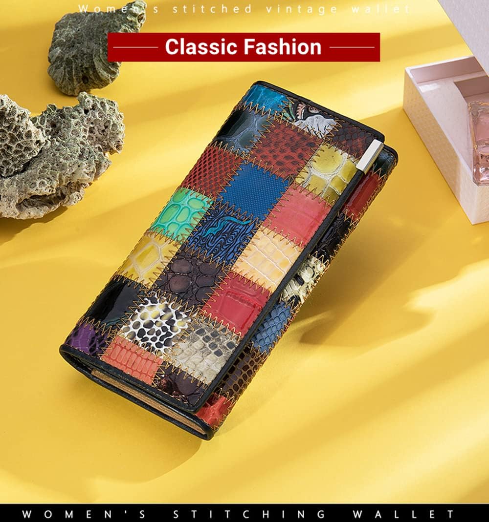 Eysee Clutch Bags, Women Wallets, Leather Purses, Cellphone Packs, Multicolor-10, 8.50 cm (L) * 18.50 cm (H) * 2.50 cm(W)