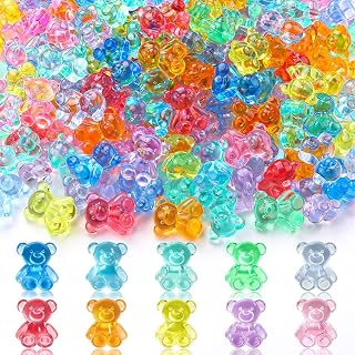 DIYDEC 240Pcs Mini Resin Bears Small Resin Animals Miniature Bear Figurines to Hide Mini Counting Toys Cute Tiny Teddy Bears Figures Bulk for Dollhouse Home Office Desk Decorations