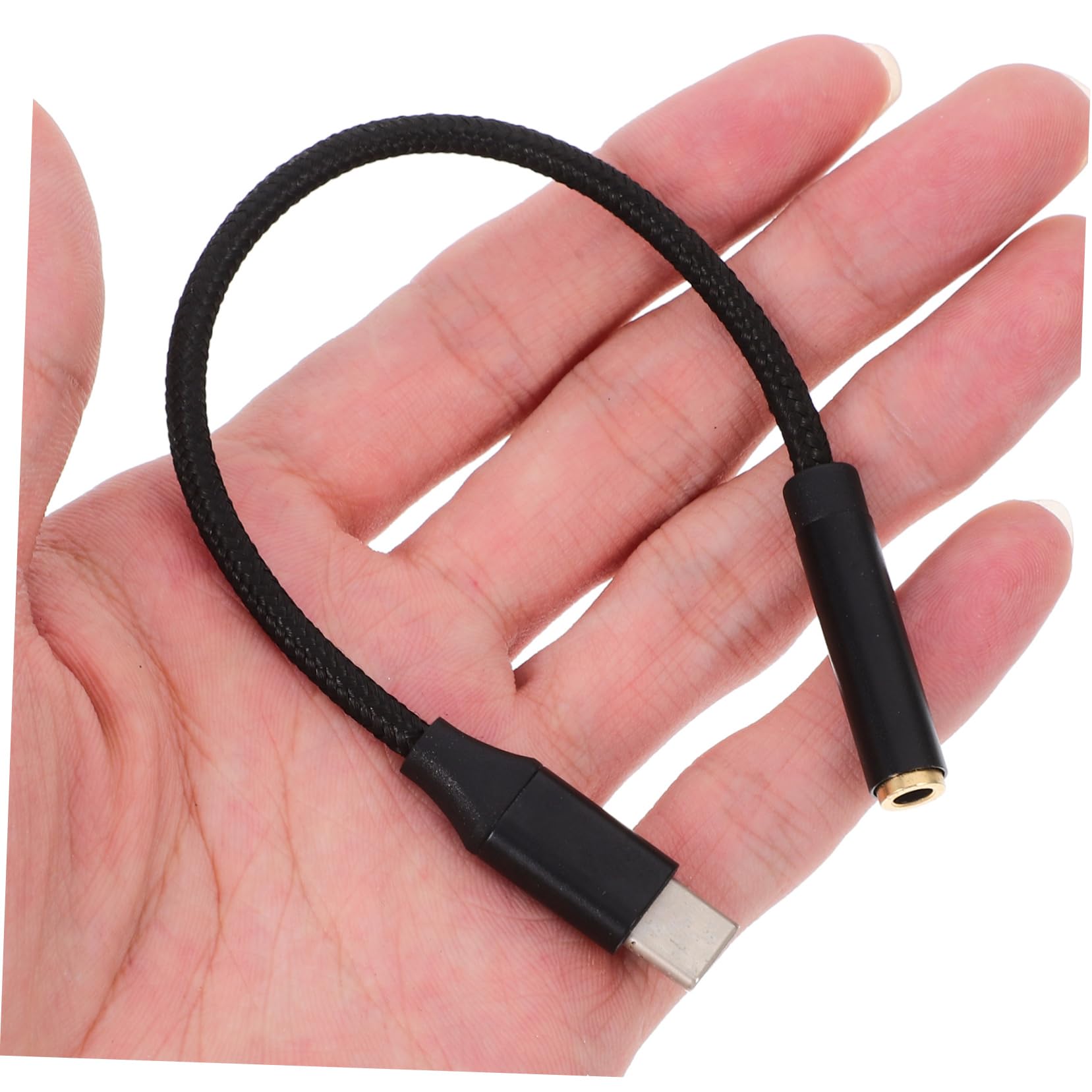 Mikikit 5stücke Type-c Kopfhörer Adapter Kabel Für Audio Langlebig Und Praktisch Kompatibel Mit Smartphones Und Tablets Für Musikgenuss Und Einfache Nutzung