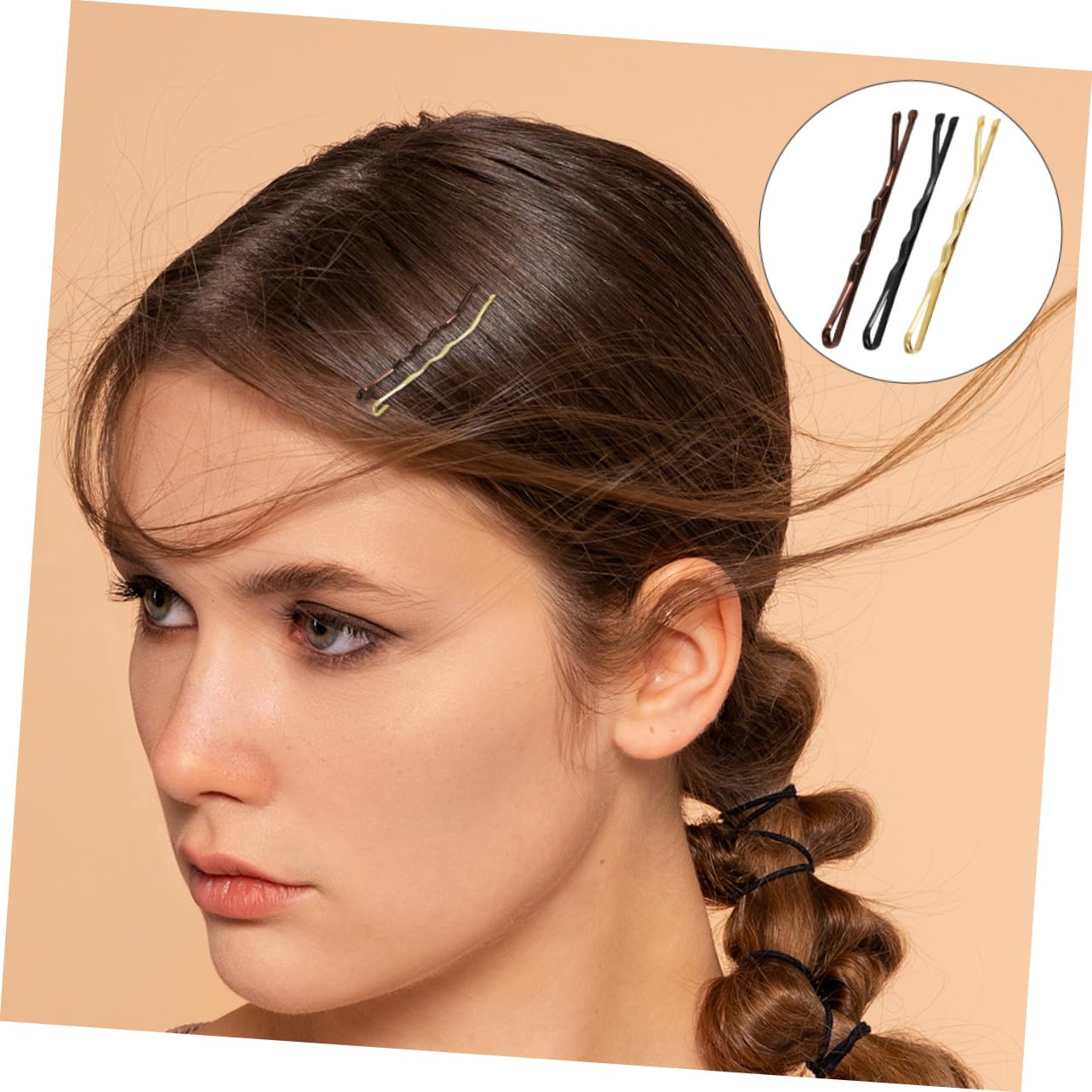 900pezzi Forcine per Capelli Decorative Motivo Onde Adatte Donne e Ragazze per Acconciature Lunghe e Spesse Fornitura Scatola Portaoggetti