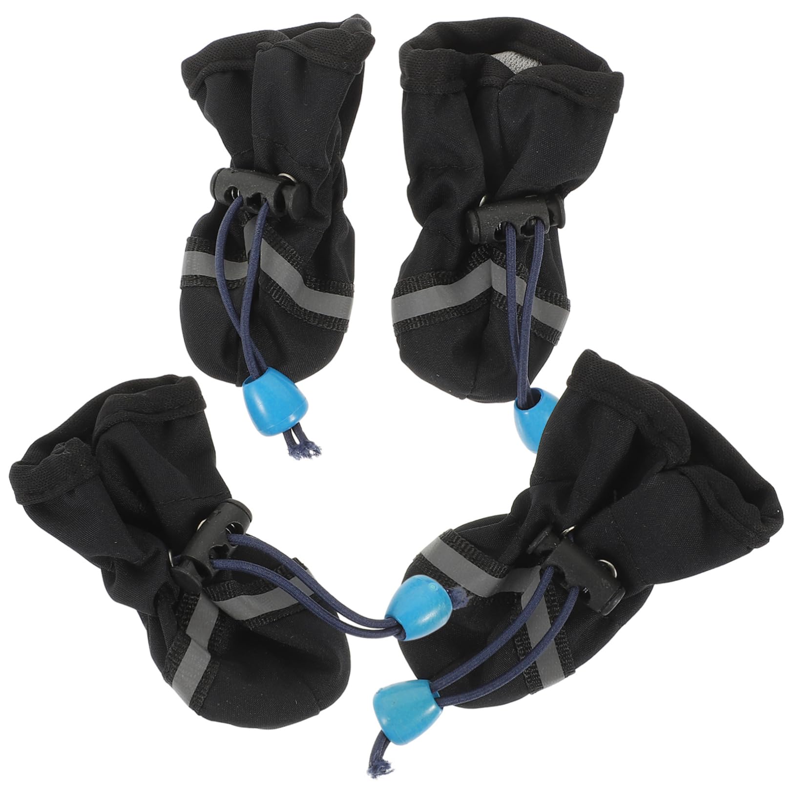 HEMOTON 4Pcs Dog Boots Slip Pet Shoes for Outdoor Use Breathable and Comfortable Foot Protectors for Dogs for Rainy Days and Paw Protection