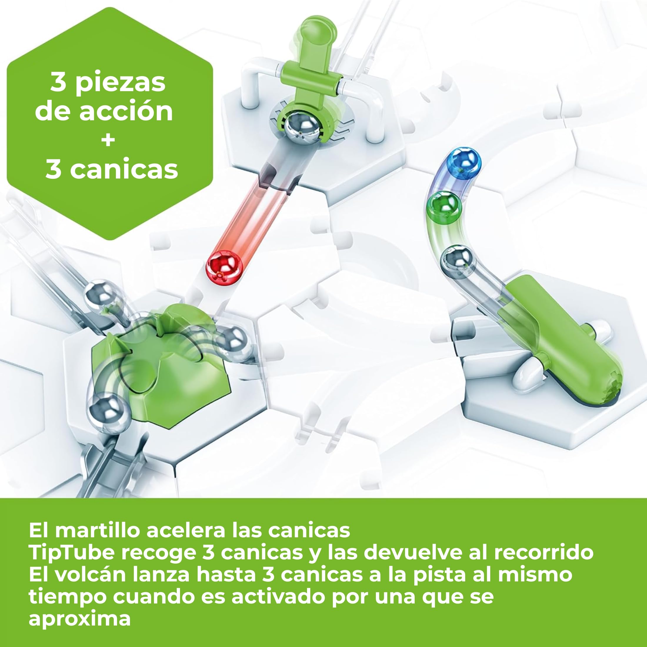 Ravensburger GraviTrax Twirl – Expansión De Pista De Canicas Con 42 Piezas, Juego STEM De Física Y Creatividad Para Niños De 8+ Años Y Adultos