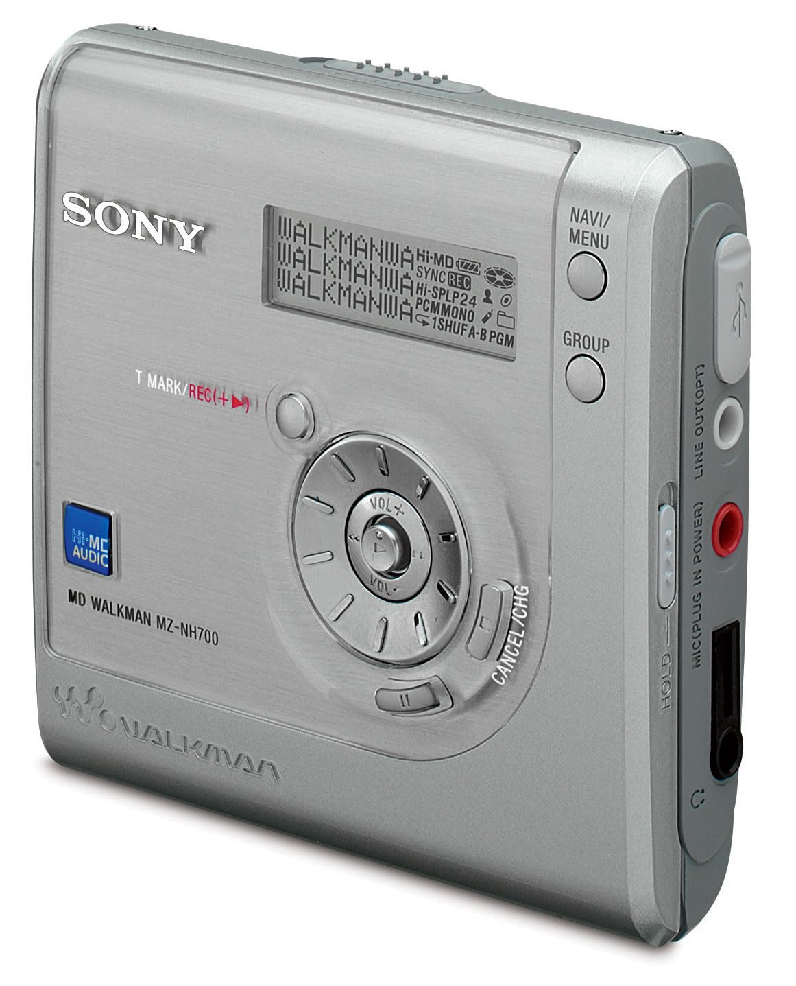 Sony MZ-NH700/SM Silver Hi-MiniDisc Walkman : Amazon.co.uk