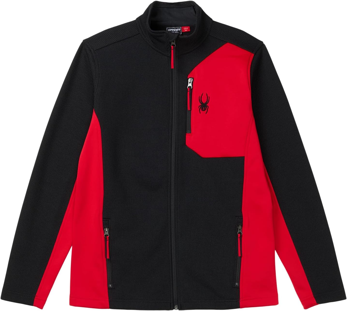 Spyder Boy's Bandit Zip Fleece Ski Base Layer Jacket