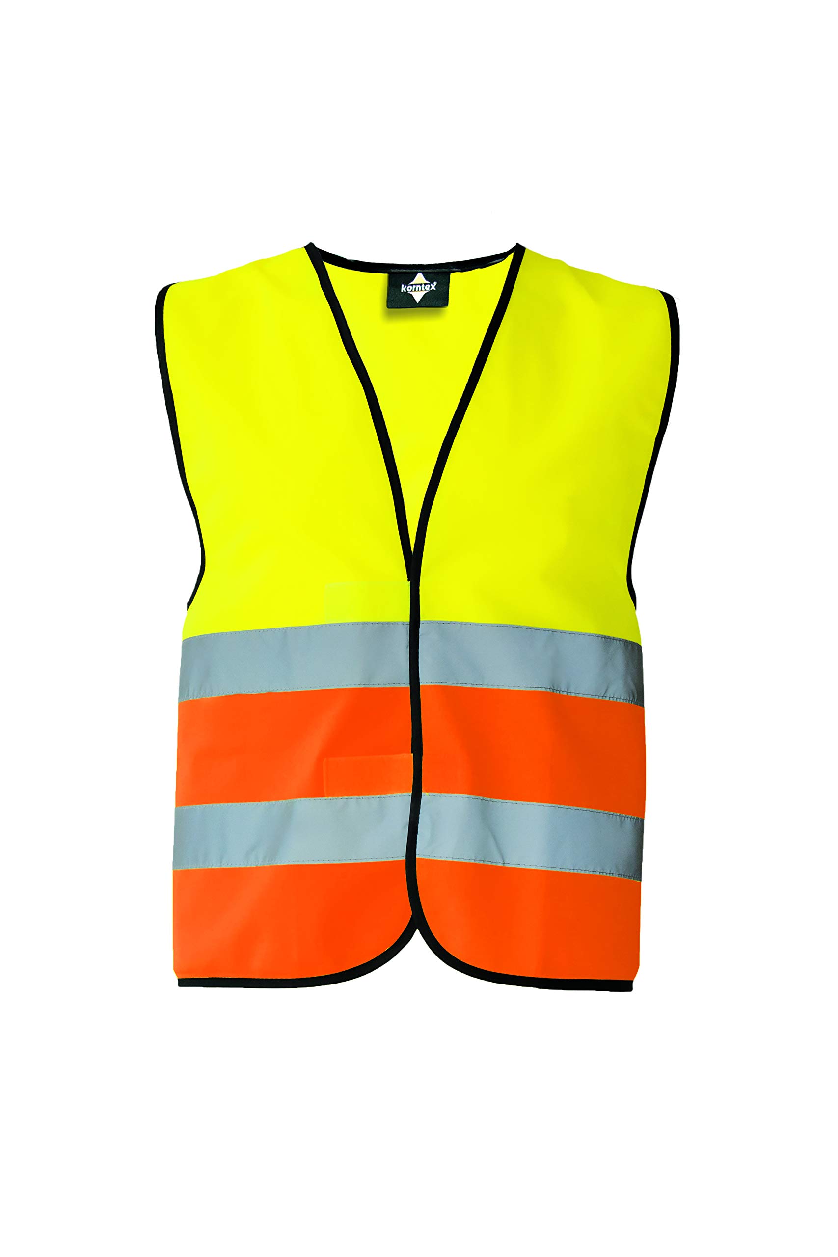 Korntex KXVWGO5XL Standard Hi-Vis Vest with Black Trim