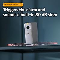 Vista 3 de SimpliSafe Cámara de Seguridad Inalámbrica para Interiores Smart Alarm