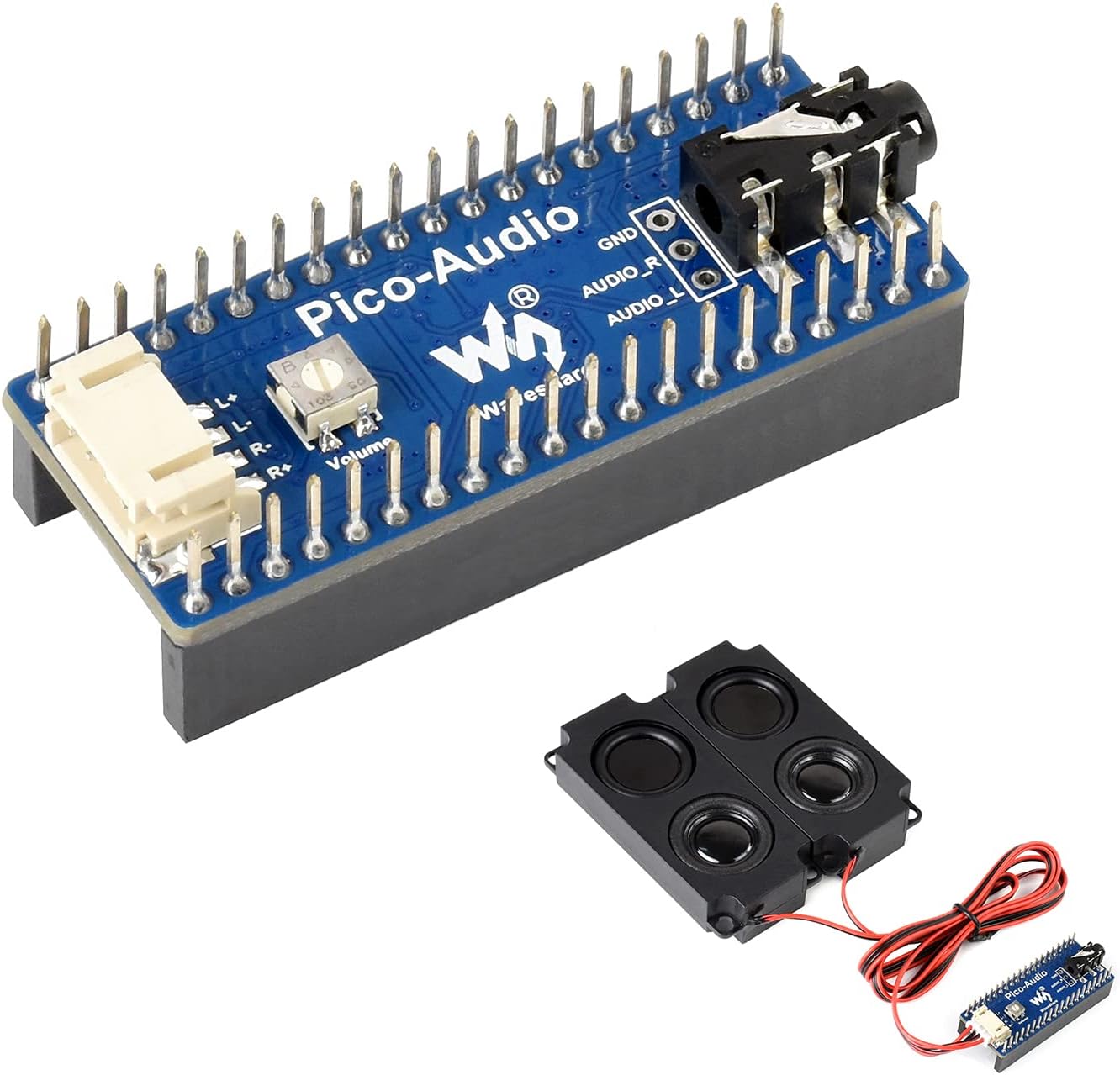 Audio Erweiterungsmodul für Raspberry Pi Pico, Enthält PCM5101A Stereo ...