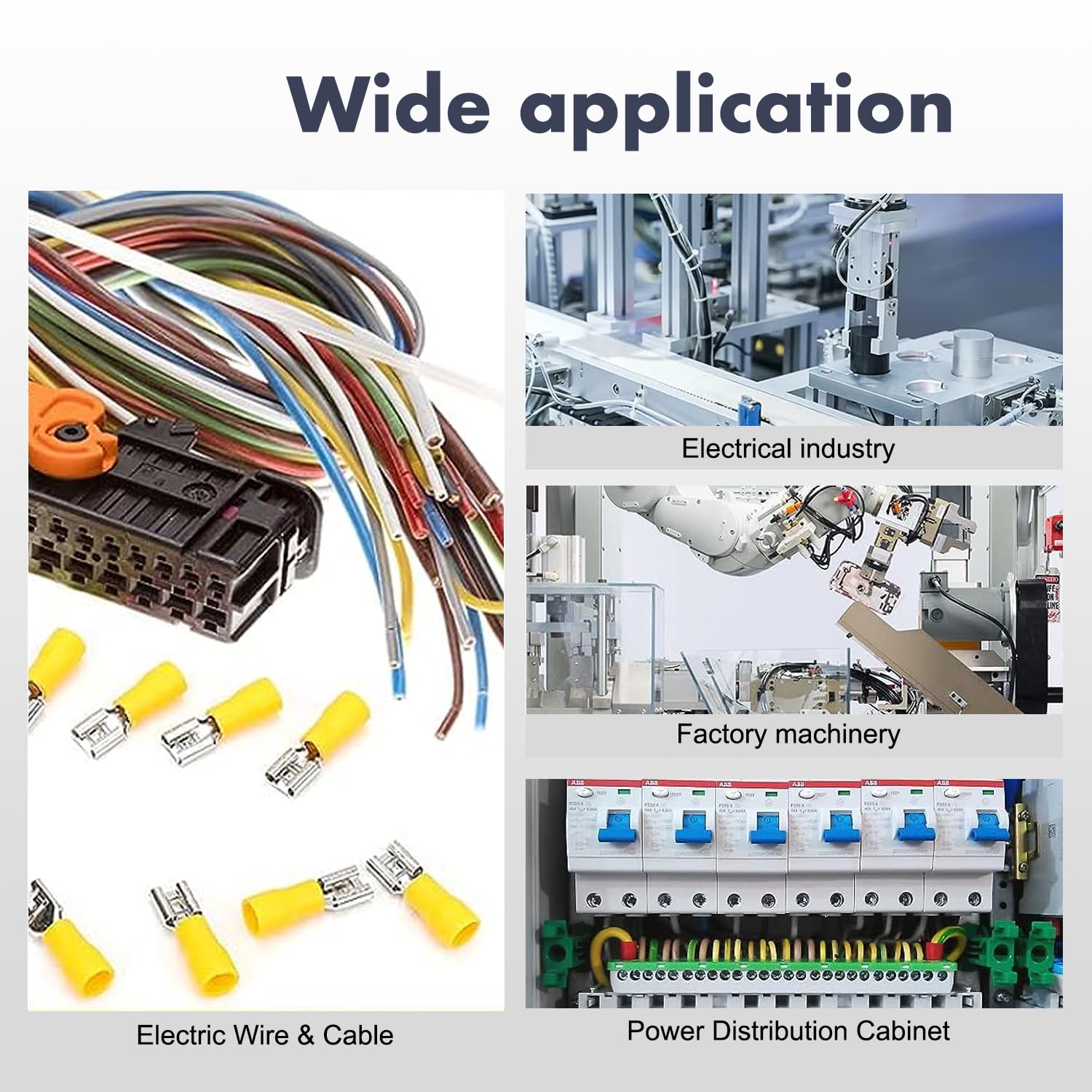 Chanzon Lot De 80 Connecteurs à Cosse Mâle Et Femelle De 6
