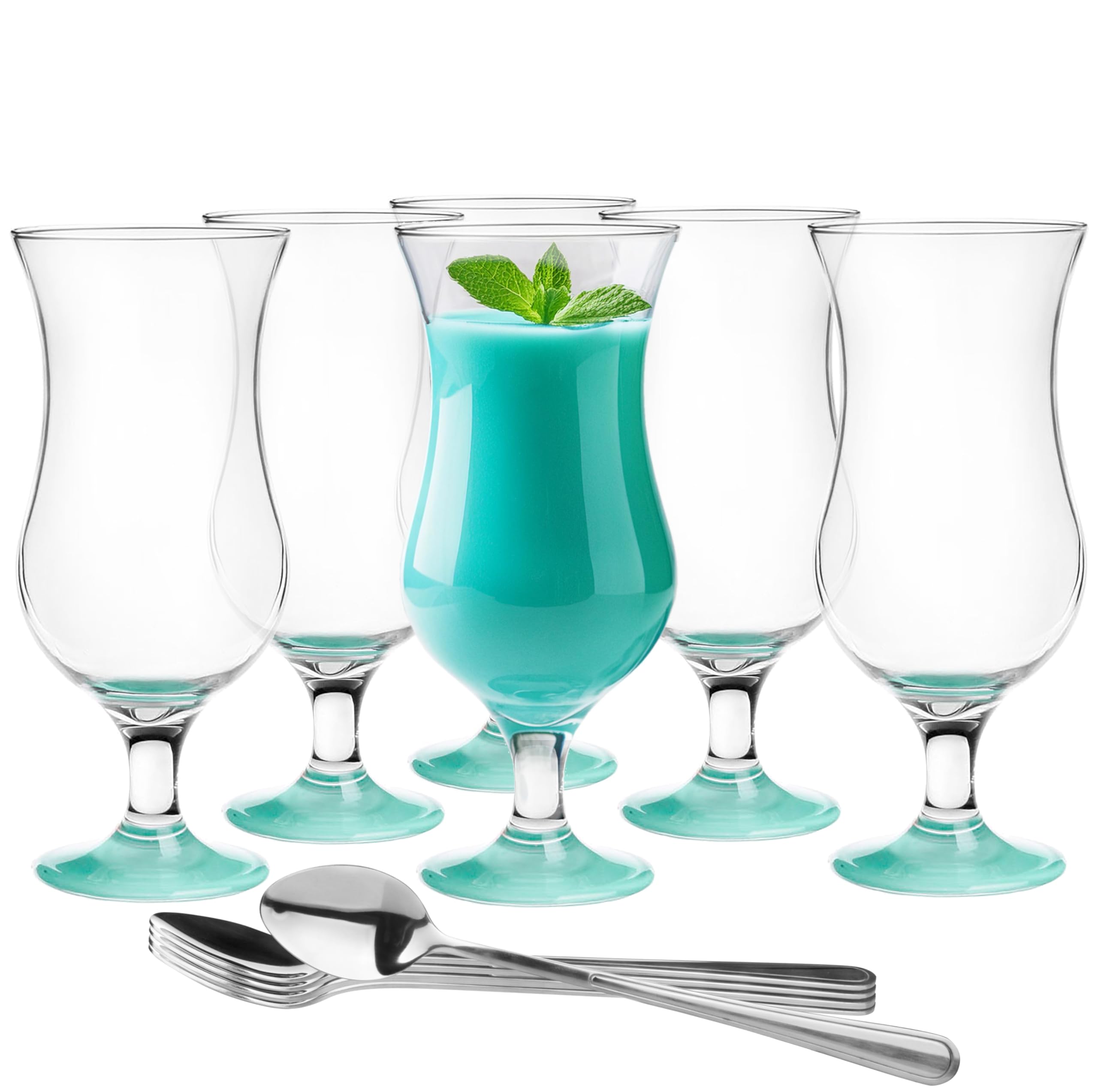 Set Di 4 Bicchieri KROSNO 280 Ml | Vetro Trasparente | Lavabili In Lavastoviglie | Per Acqua, Succhi E Cocktail