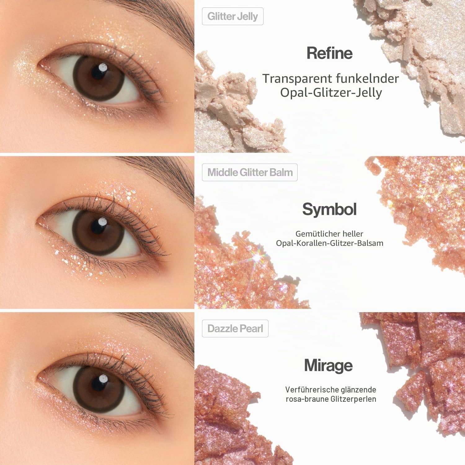 UNLEASHIA | Glitterpedia Lidschatten-Palette | Point Makeup Vegan | Koreanische Kosmetik | Täglich | matt | Glitzer | schimmernd | Perle | täglich | Party | funkelnd… (NR. 1 All of Glitter)