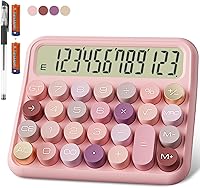 Vista 11 de CALCULADORA DE MESA CON BATERÍA DECKLIT - Pantalla LCD de 12 Dígitos Extra Grande de 5 Pulgadas, Botones Grandes Fáciles de Presionar, Pantalla Negro