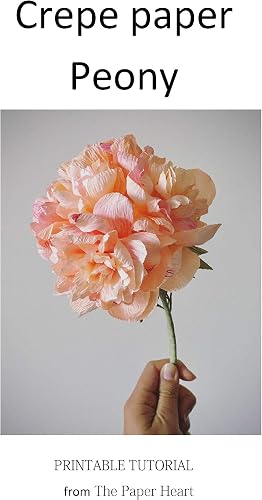 Crepe Paper Peony: A Step-By-Step Tutorial (Paper Flower Making Tutorials)