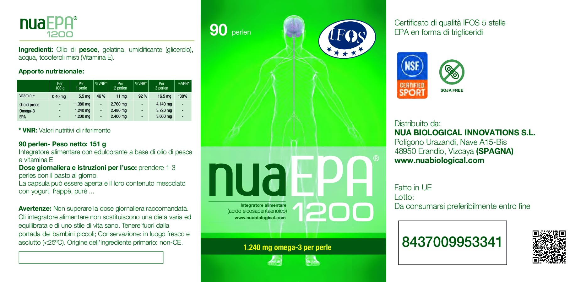 NUAEPA 1200mg. 90perlas – prodotto specifico per l’uso quotidiano, si integra bene in una routine quotidiana e unisce funzionalità pratica e sensazione piacevole giorno dopo giorno. e rende più sempli