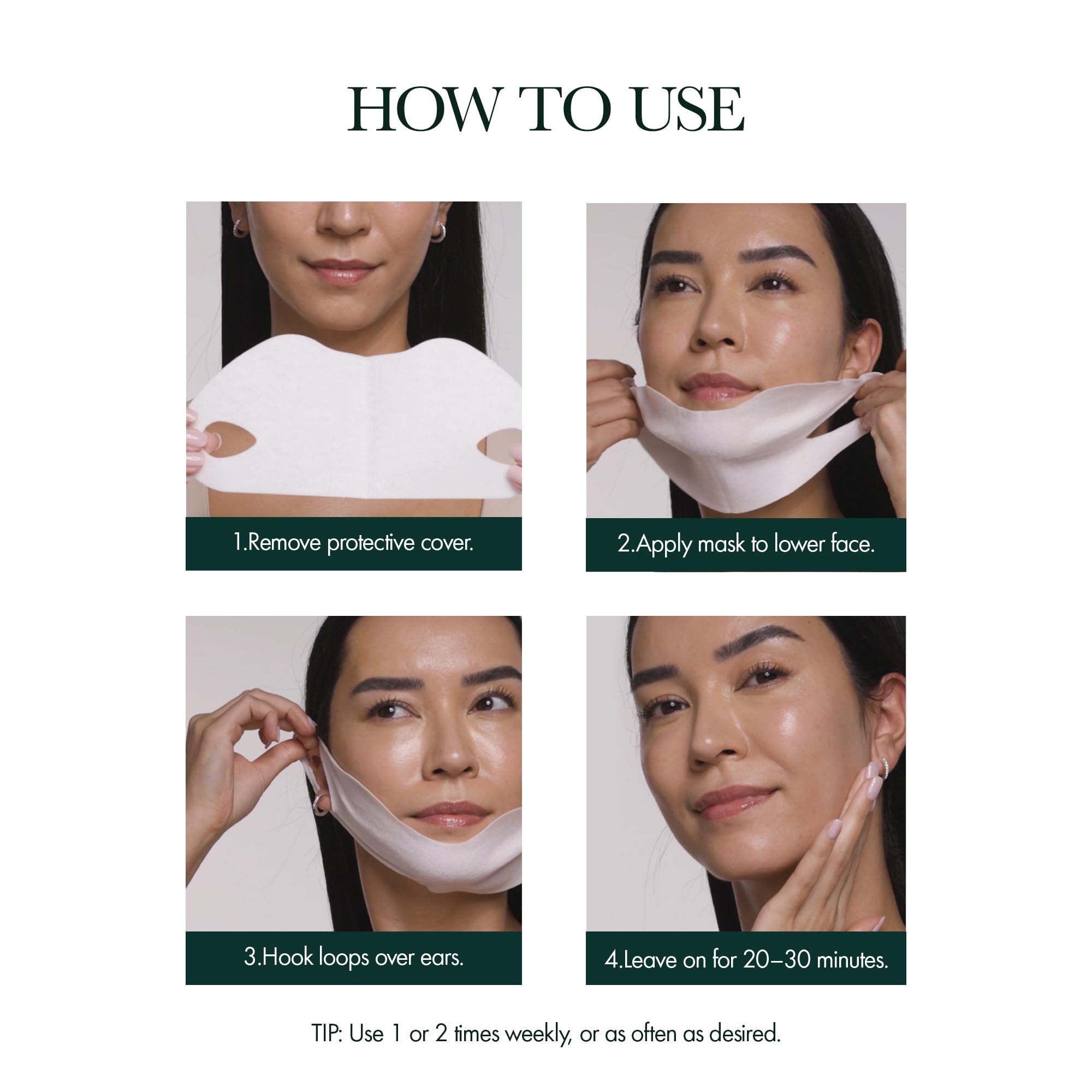 RéVive Neck & Chin Mask - Fermitif Jawline Shaper to Help Sculpt, Tone & Define Neck and Facial Skin - Helps to Improve the Appearance of Fine Lines, Wrinkles & Skin Texture
