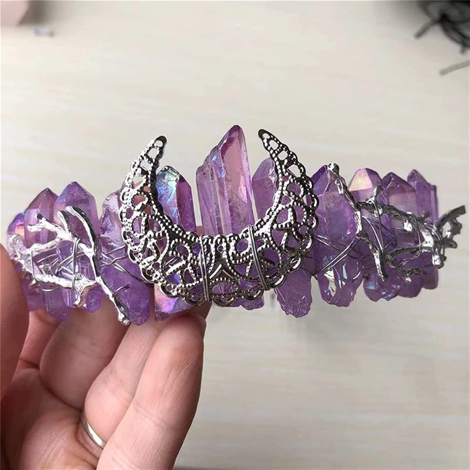 Amazon.com: UDWTMTPRT Amethyst Rough Stone Quartz Crystal 