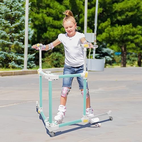 Miniatura 3 de GanFindX Patinador plegable para niños, patinaje de aluminio para niños pequeños, altura ajustable