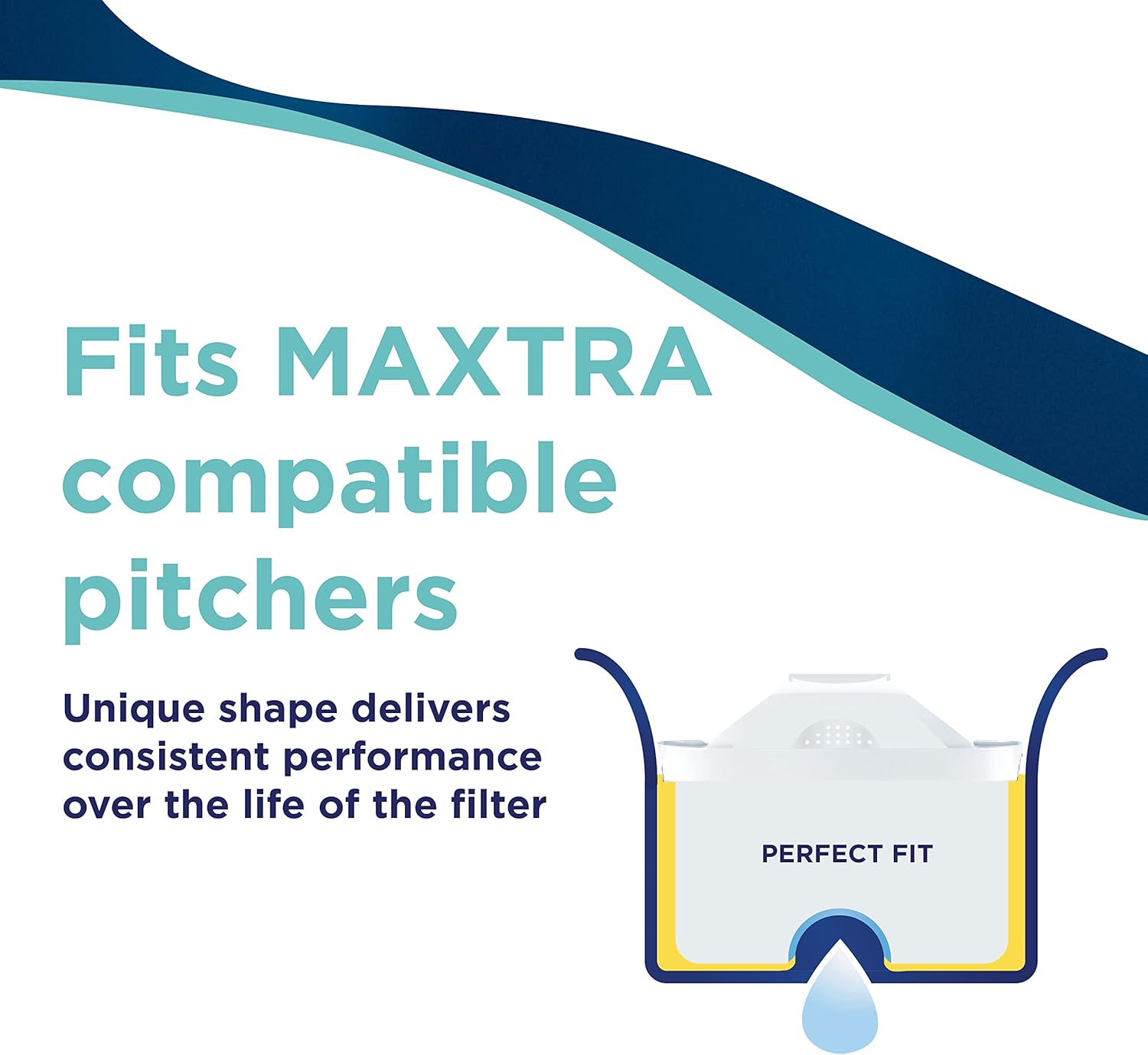 Mavea 1001122 Maxtra Replacement Filter for Mavea Water Filtration Pitcher - Pack of 3 - , White : Everything Else