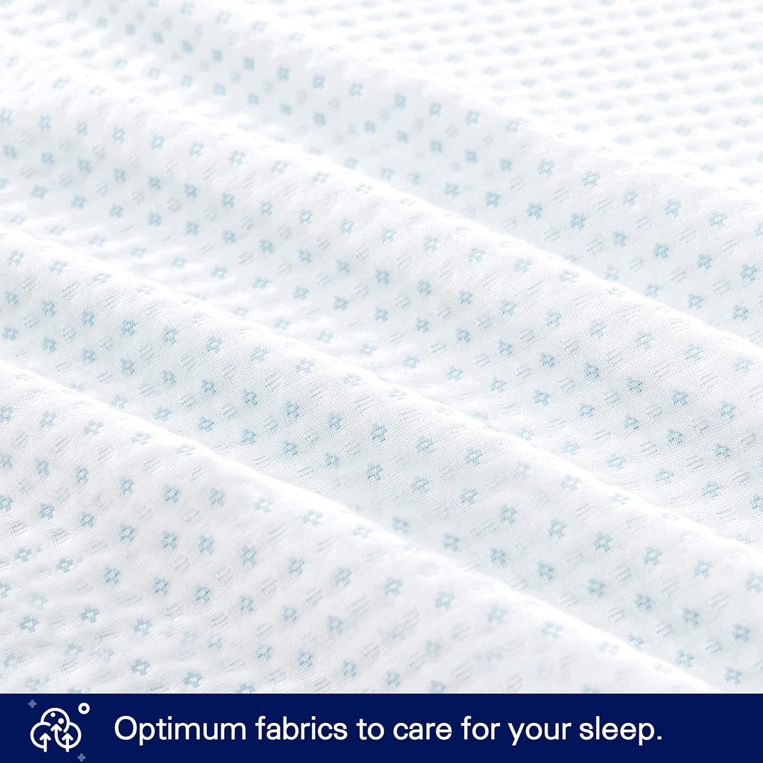 subrtex 7,5 cm Colchón Topper 90x190, Colchón de Espuma Viscoelástica Transpirable con Funda de Bambú Extraíble y Lavable (7,5 cm, 90×190)
