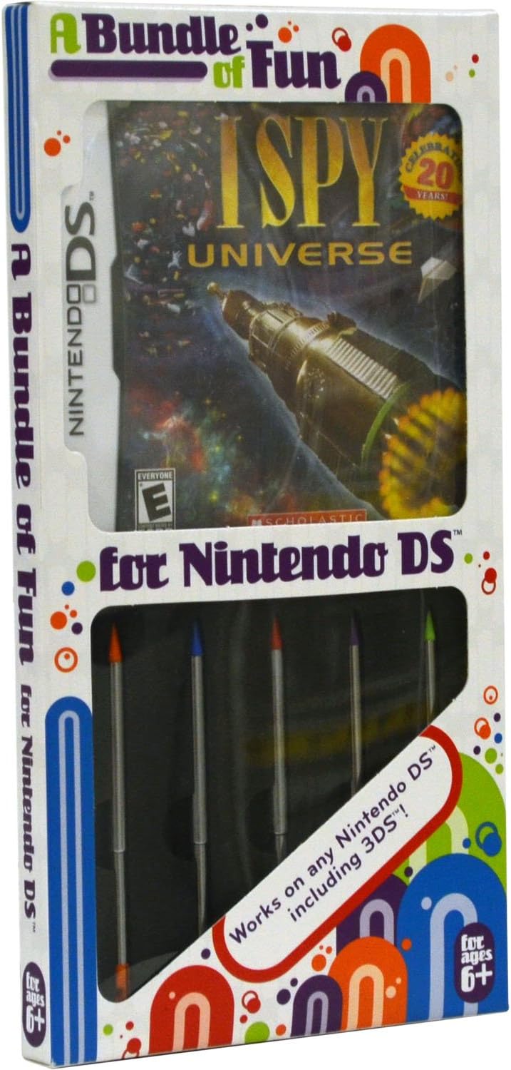Stylus Bundle with I Spy NDS Game