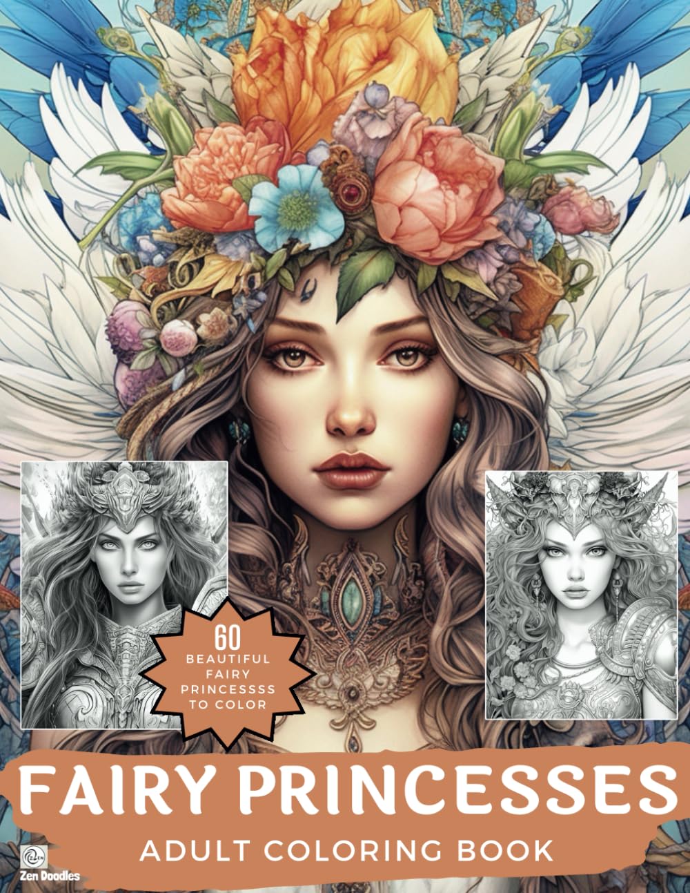 Fairy Princesses: Beautiful and Intricate Coloring Book for Adults and Teens (Fairyland Fantasies: An Adult Coloring Adventure)