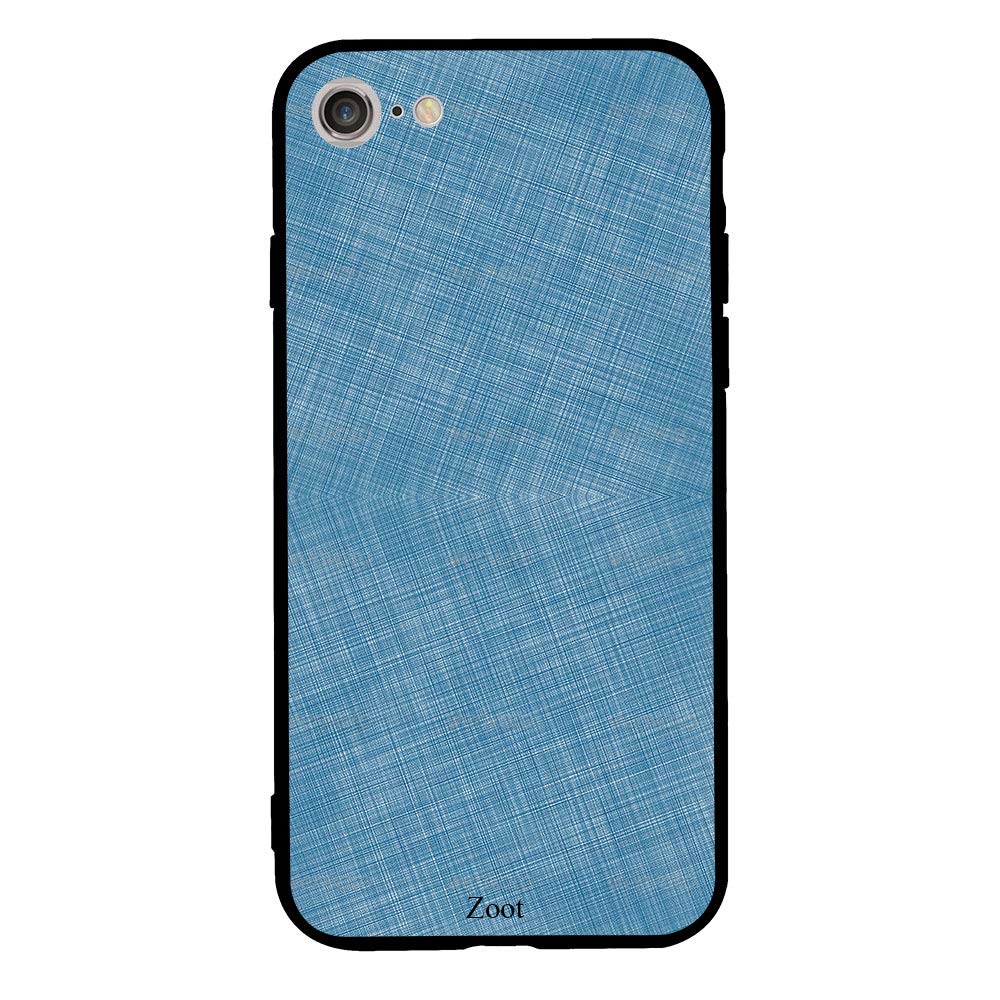 Apple iPhone SE 2020 Case Cover Leather Blue Printed