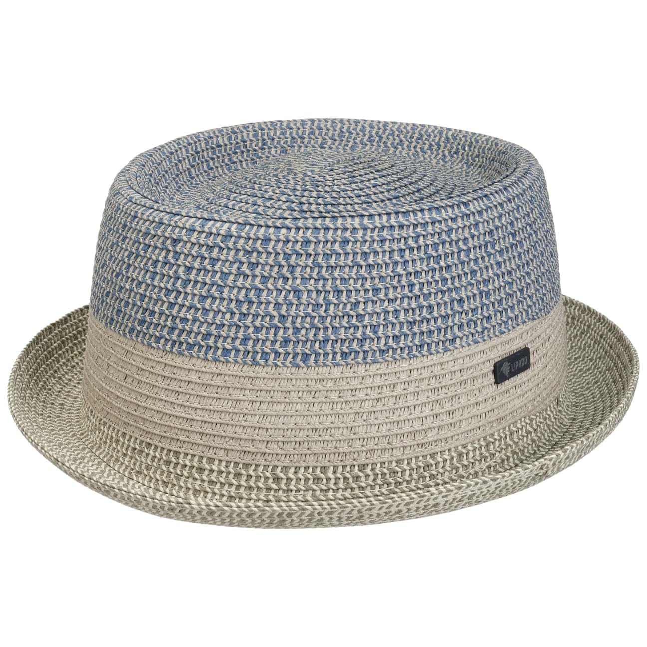 Lipodo Ennario Pork Pie Classic Straw Melange Travel in Italy Men Summer
