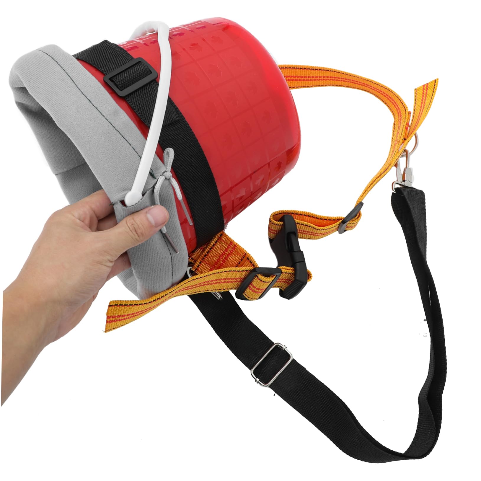 Cestello Raccogli Frutta Portatile 1 Pz Marrone con Tracolla
