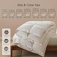 Vista 8 de Edredón de plumón alternativo 100% algodón Cobnom