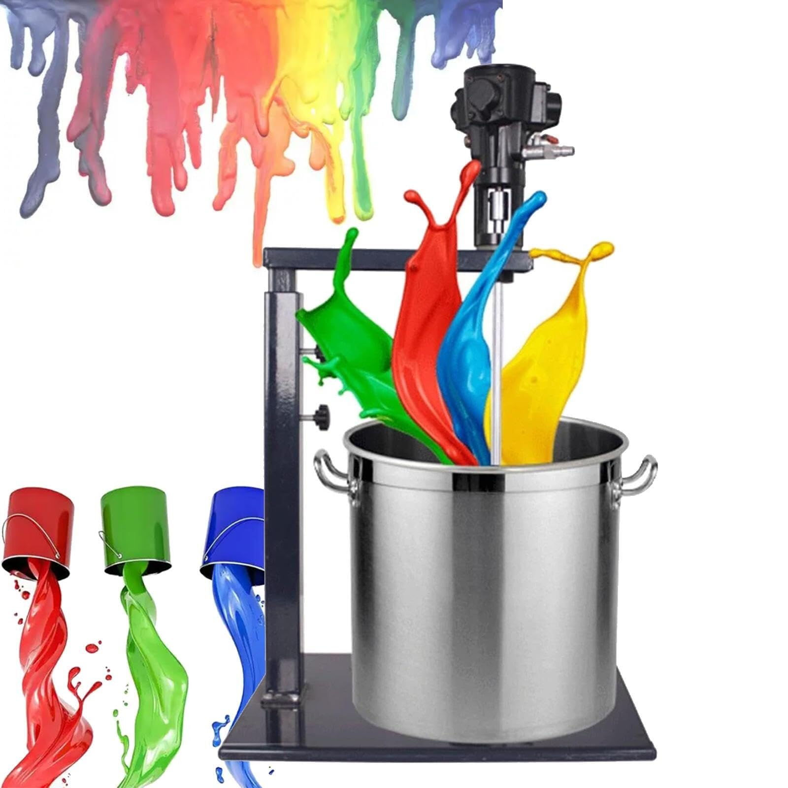 Machine d'agitation de peinture en acier inoxydable durable pour cuve de 5 Gal/20L