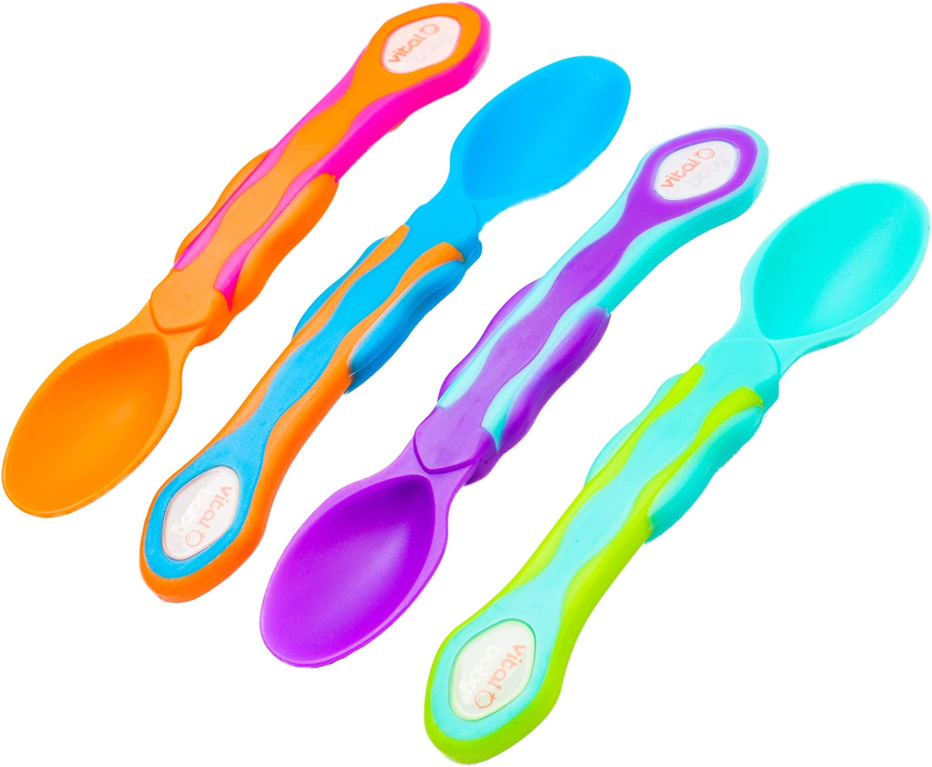 Vital Baby Feeding Spoons, 4 Pack
