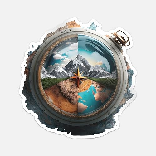 Miniatura 9 de Adhesivo de vinilo impermeable con texto en inglés "Not All Those Who Wander are Lost" Travel Earth - Protector de parachoques para automóvil,