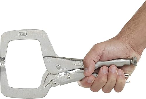 Miniatura 3 de Irwin 3-3/8 in. x 2-5/8 in. Abrazadera C de bloqueo de acero D 1000 lb. capacidad Plata 1 ud.