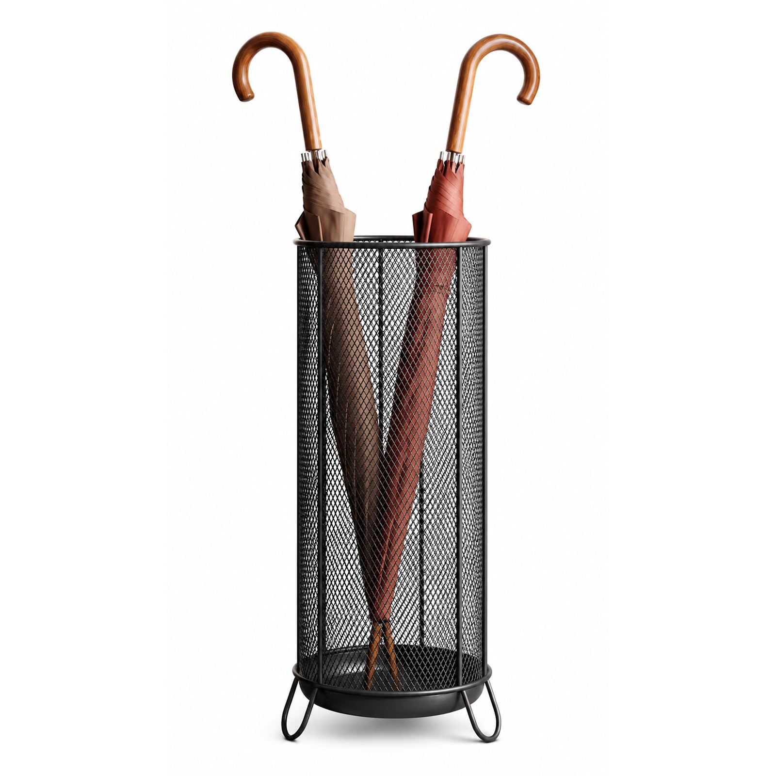 evergoods Umbrella Holder Stand Thin Metal Mesh for Entryway Home Office (19.5 * 47cm)