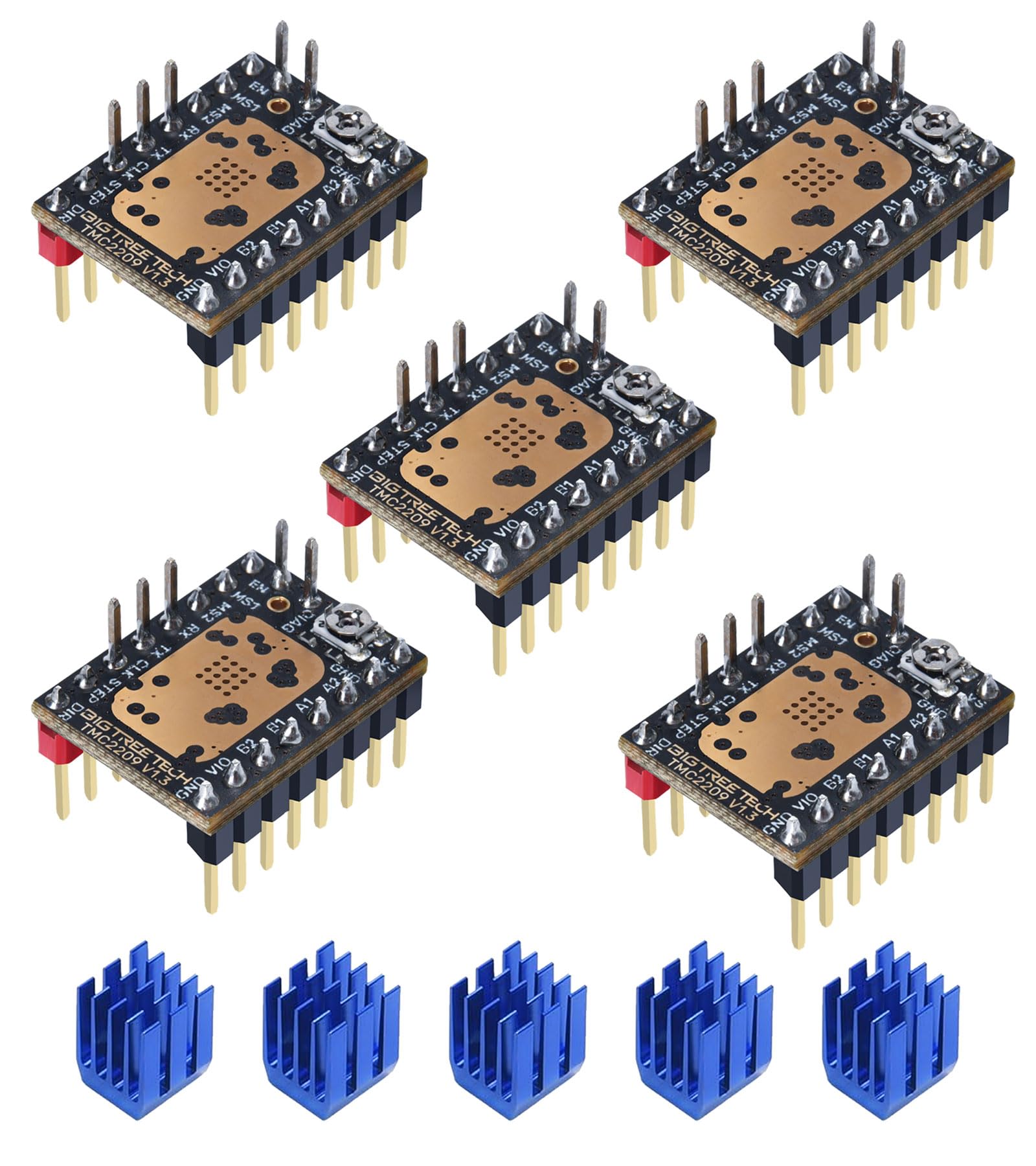 ミンホページ BIGTREETECH TMC2209 V1.3 Stepper Motor Driver Stepstick Mute 3D