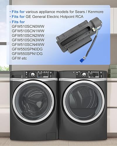 Miniatura 2 de WH16X29509 Amortiguador de ventilación para lavadora GE Kenmore Sears